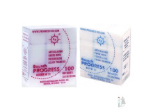 Артикуляционная бумага bk 51 (синяя) и bk 52 (красная) Bausch 300 шт 100 мкм