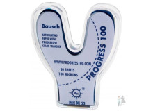 Артикуляционная бумага подковообразная bk 53 синяя Bausch 100 мкм 50 шт
