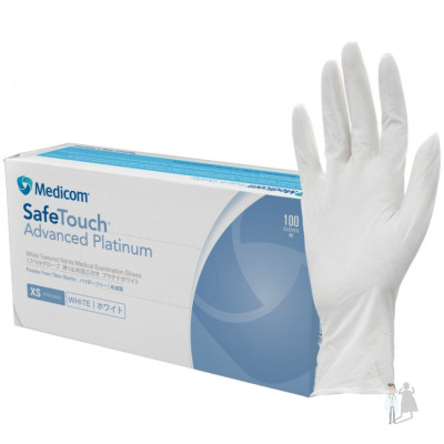 Латексные перчатки SafeTouch нестерильные неопудренные
