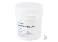 Дентин паста ВладМиВа 50г баночка для временных пломб