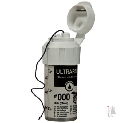 Ultrapak | Ультрапак ультратонкая ретракционная нить 000 без пропитки