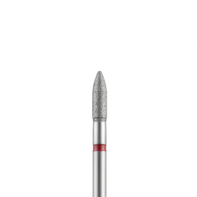 Бор прямой (цилиндрический, стрельчатый конец) DLX 249 856 (514) красный 033