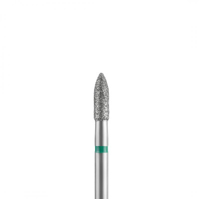 Бор прямой (цилиндрический, стрельчатый конец) DLX 249 876 (534) зеленый 025