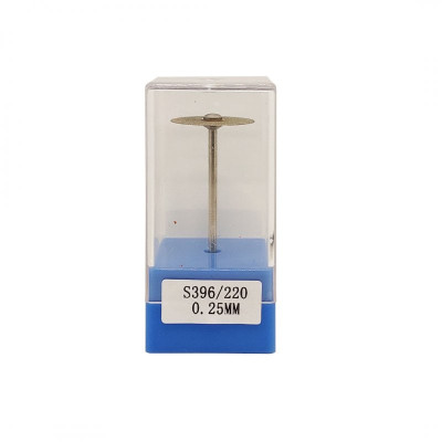 Диск алмазный двухсторонний желтый для керамики и циркония S396 220 0.25
