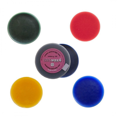Воск моделировочный универсальный BMS WAX №4 100 г Синий