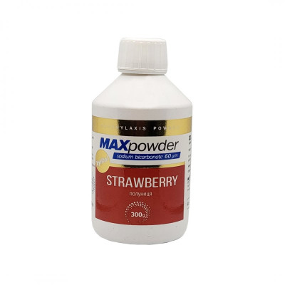 Сода для AirFlow MaxPowder (бікарбонат Na) 60 мкм Полуниця 300 г