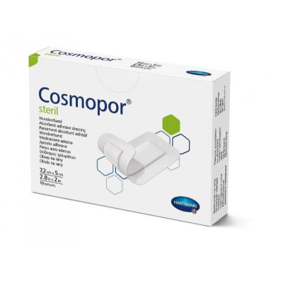 Пов'язка-пластир стерильна Cosmopor (7.2 см x 5 см) 10 шт