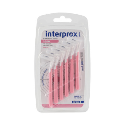 Щітка міжзубна INTERPROX PLUS 2G, NANO 0.7 мм, 6 шт