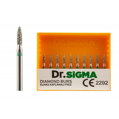 Бор турбинный (пламя) ASFARMA 314 243 876 (534) зеленый 010