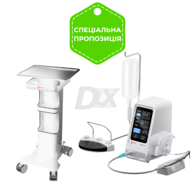 Фізіодиспенсер Implant Air LED не автоклавований мотор + Столик  Woodpecker TC-6