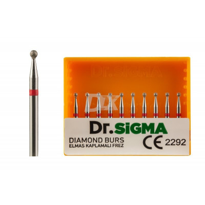 Бор турбинный (сфеерический) ASFARMA 315 001 856 (514) красный 018