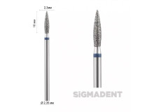 Бор прямой (пламя короткое 8 -10 мм) ASFARMA 243 866 (524) синий 023 - 10 мм