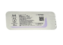 Шовний матеріал VICRYL PLUS (плетений, не забарвлений) 45 см, 5/0