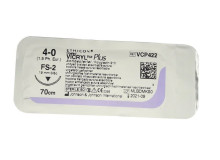 Шовний матеріал VICRYL PLUS (плетений, не забарвлений) 70 см, 4/0