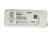 Шовний матеріал VICRYL PLUS (поліфілам, фіолет) 45 см, 4/0
