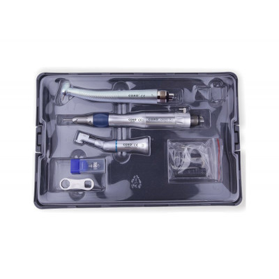 Набор наконечников COXO H01-1 KIT-SP4 (Турбинка, угловой, прямой, пневмомотор)