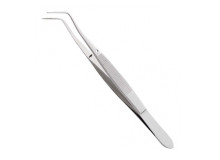Пінцет стоматологічний College Curved Tip 15 см DE-412