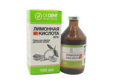 Лимонна кислота Dident 40% 100 г