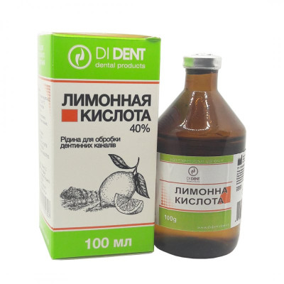 Лимонна кислота Dident 40% 100 г