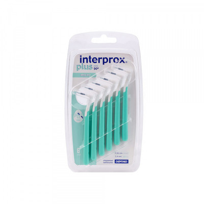 Щітка міжзубна INTERPROX PLUS 2G, MICRO 0.9 мм, 6 шт