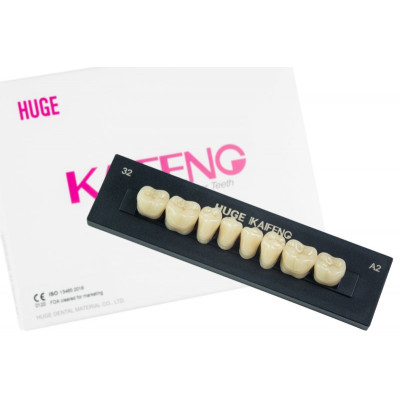 Планка жевательных нижних зубов Kaifeng 8 шт A2 34ML