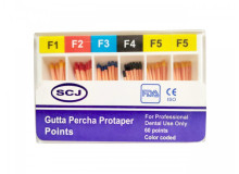 Штифты гуттаперчевые под Protaper  60 шт F3