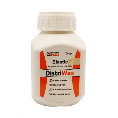 Погружной воск эластичный (DistriWax Elastic Soft) стружка 100 г Желтый