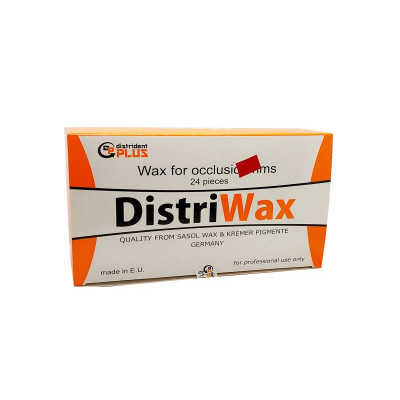 Прикусные восковые валики в форме челюсти (Distriwax Wax for occlusion rims) 24 шт Зеленый