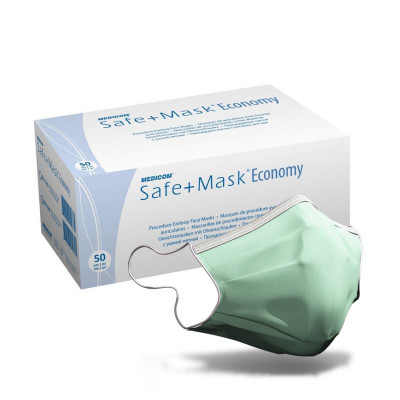 Маски процедурные Face Mask Medicom Economy 50 шт Желтый