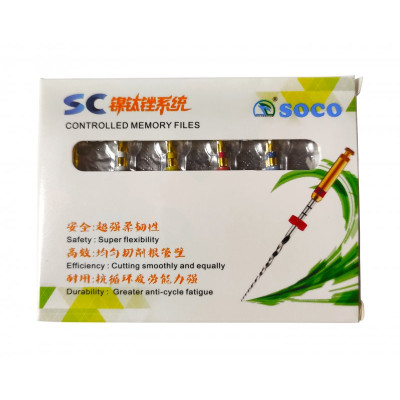 Файлы Soco SC NiTi Files 19 мм 30/04