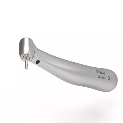 Наконечник угловой повышающий COXO CX235 C7-4 1:5 LED фиброоптика, мини головка